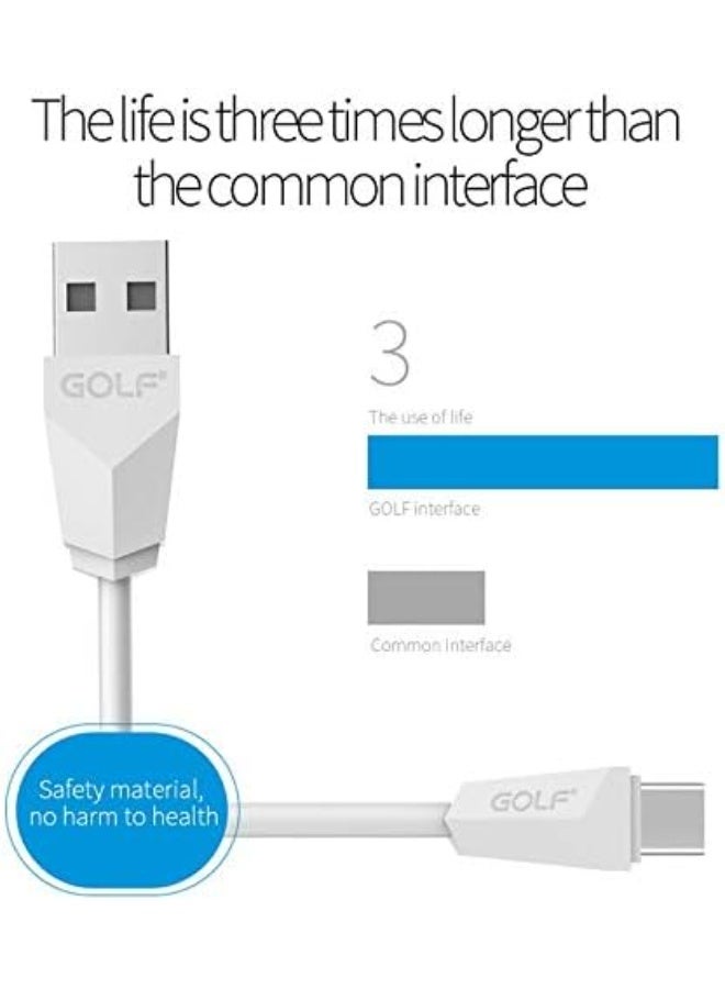 GOLF SPACE GOLF GC-27t 1m USB-C to USB Data Cable, 1.5A Quick Charging - Image 2