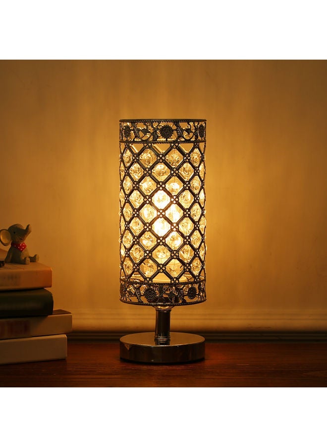 NIBEMINENT Crystal Bedside Table Lamp Warm White - Image 2