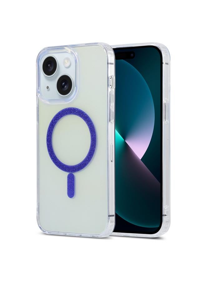 اس-توب جراب هاتف iPhone 13 Magic Diamond Blu-ray MagSafe - Image 1