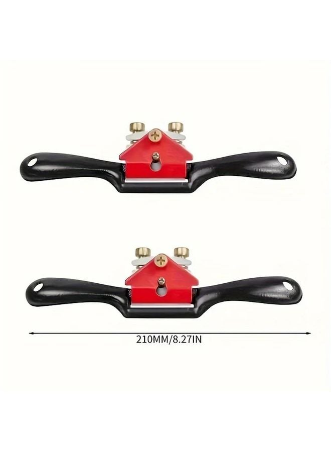 GOXAWEE 2Pcs Adjustable Manual Hand Wood Plane Set With Spare Blade For DIY Craft - Image 1