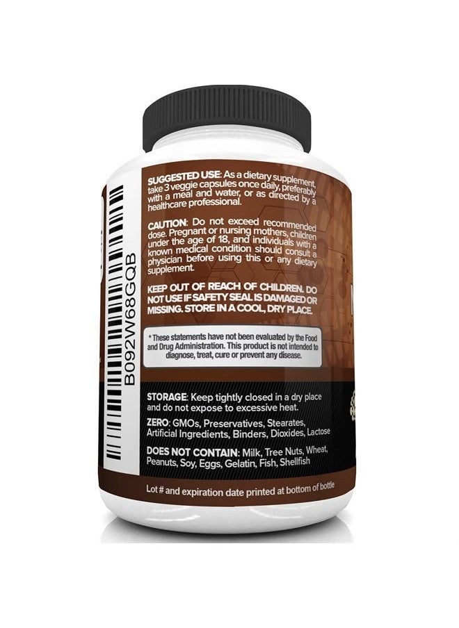 Nutrivein - Magnesium L-Threonate (Magtein) 2207mg - Boosts Brain Health, Memory & Focus, Sleep & Recovery, Reduces Fatigue - 30 Day Supply (90 Capsules, Three Daily) - Image 1