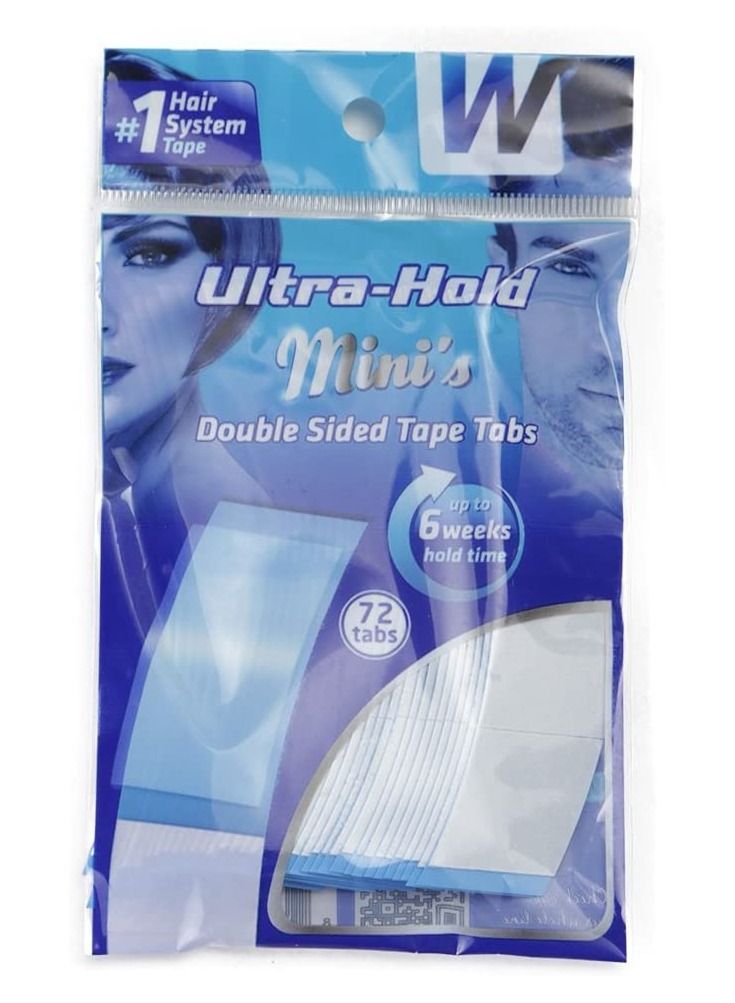 Estelle Walker Tape 72 Tabs Mini Strips Ultra Hold Tape Minis Adhesive Walker Tape Double Sided Tape Strips for Lace Wigs & Toupees - Image 1