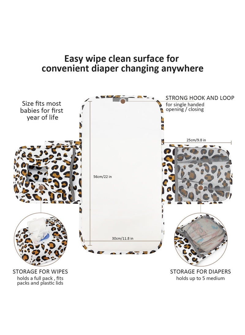RedMapleTEK Foldable Diaper Bag for Going Out, Portable Baby Changing Pad - Image 3
