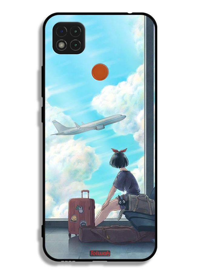 Tolwak Xiaomi Redmi 9C Protective Case Cover Travel Art  - Image 2