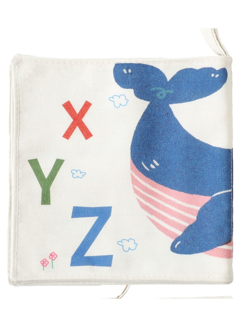 general Alphabet Canvas Book Early Education Baby Tear-Resistant Chewable Cotton Canvas Hand Tear Book for 6-Month-Old Cognitive Development Toy - Image 3