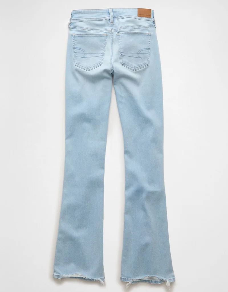 American Eagle  AE Next Level Low-Rise Kick Bootcut Jean for Women | Best Price UAE