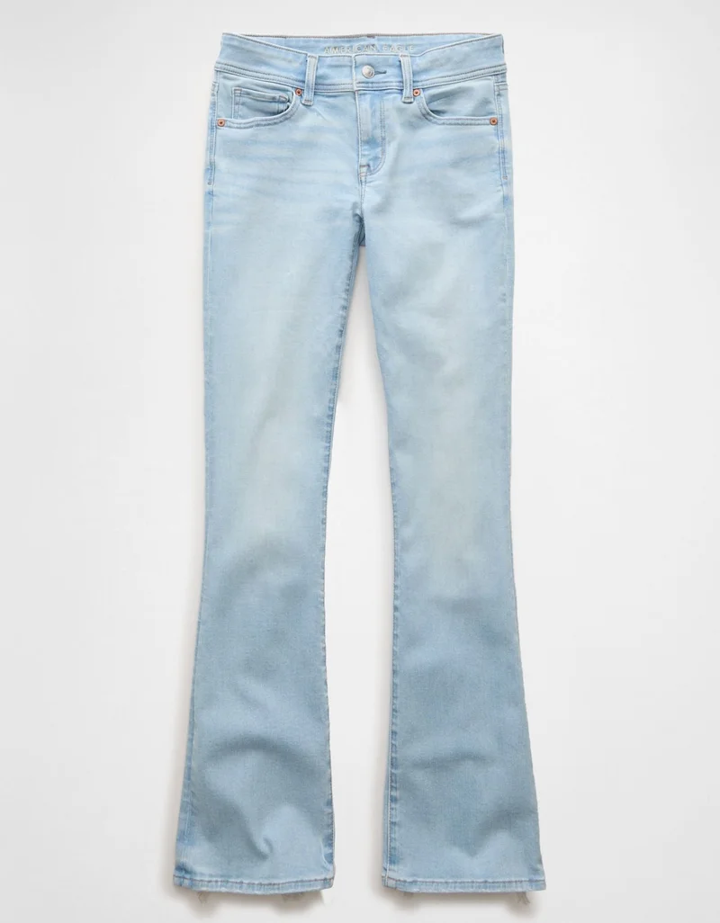 American Eagle  AE Next Level Low-Rise Kick Bootcut Jean for Women | Best Price UAE