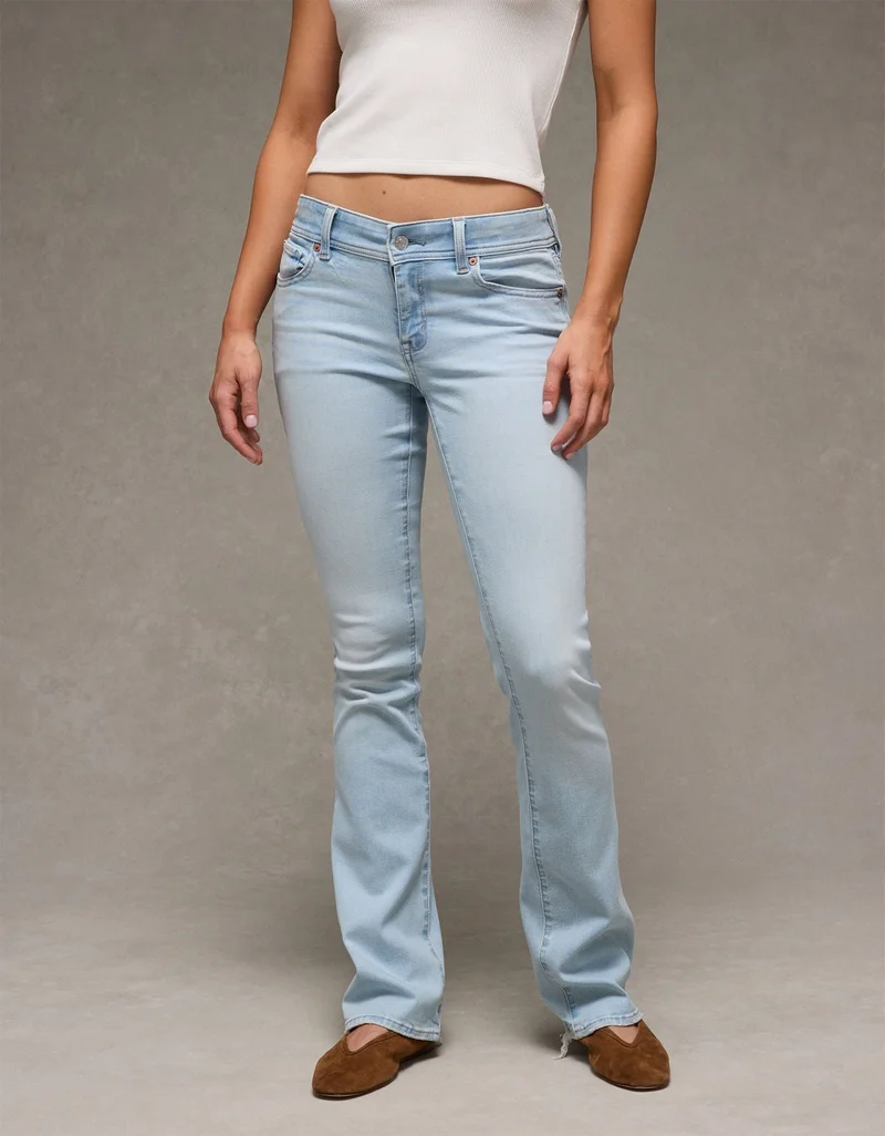 American Eagle AE Next Level Low-Rise Kick Bootcut Jean