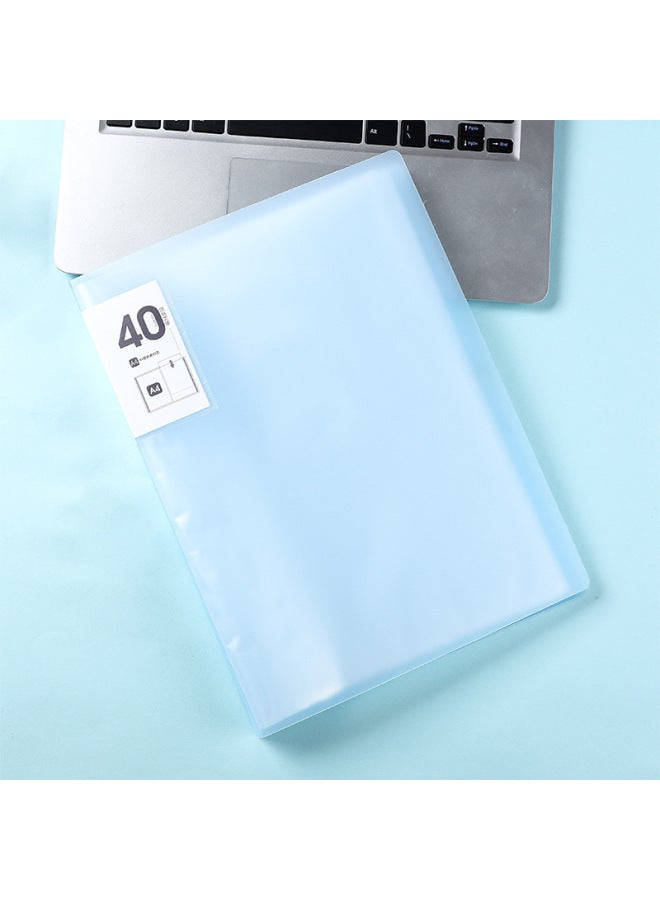 هاويماي ملف A4 لتخزين الكتب، حقيبة متعددة الطبقات لتخزين الأوراق والاختبارات، دفتر معلومات، لوازم طلابية ومكتبية بألوان موراندي - Image 1