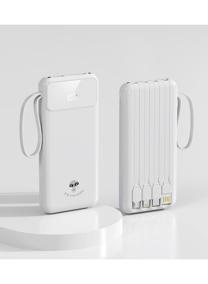 ET mobile 20000 mAH Power Bank White - Image 1