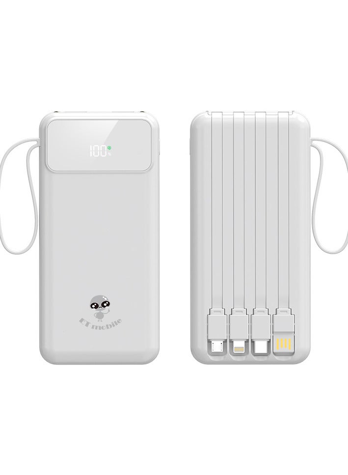 ET mobile 20000 mAH Power Bank White - Image 2