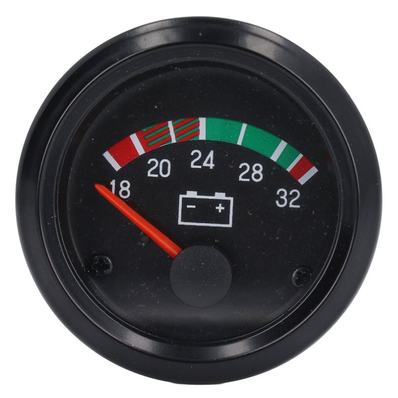 Voltage Gauge 52mm Aluminum Alloy LED Voltmeter Gauge for Diesel Engine 24V 18‑32V - Image 2