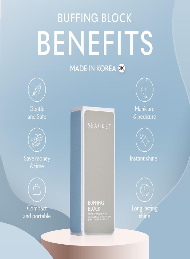SEACRET Nail Care Collection - Dead Sea Mineral Manicure Kit with Nail File, 3-Way Buffer, Cuticle Oil, Body Lotion for DIY Home Manicure & Pedicure, Buffer Nail File, Nail Buffer, Nail Care Kit - Image 3