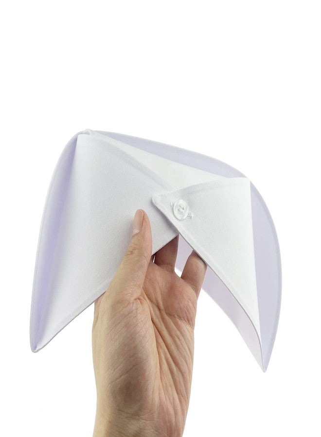 Miokun 1/2 Pack White Nurse Hat Headband Nurse Cap Costume and 10 Pins for Nursing School Graduation Party Supplies (1) - Image 4