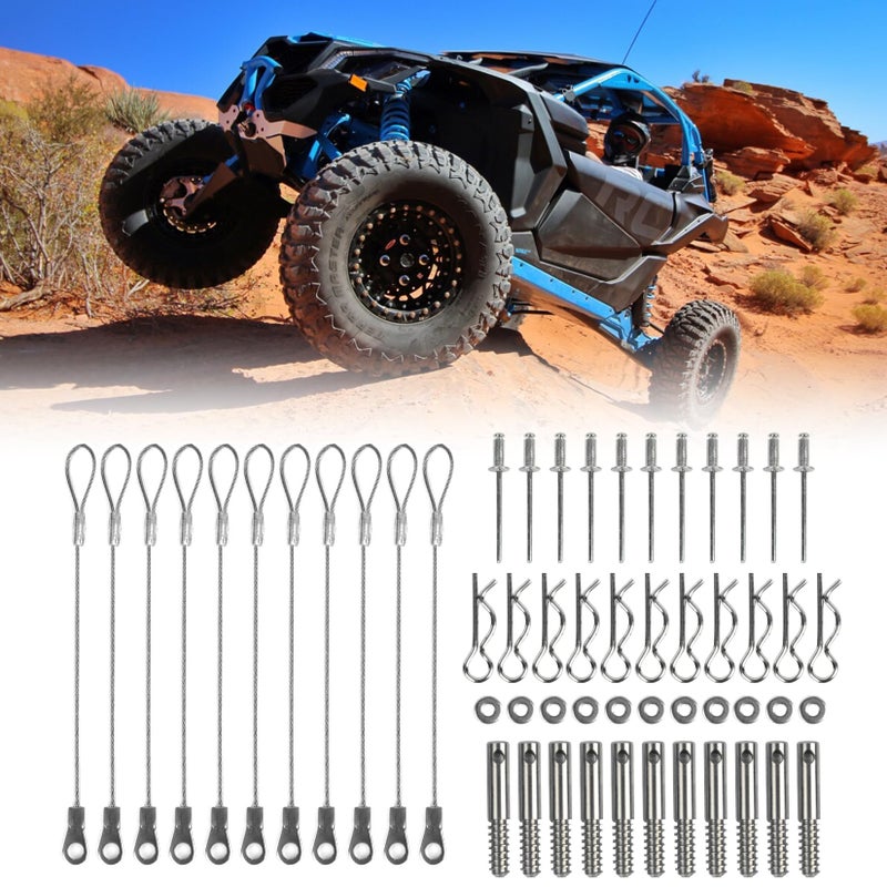 psler Clutch Cover Pin Kit for X3 PSLER Quick Release Belt Cover Tool Clutch Cover Gasket Kit Compatible with Maverick X3 2017 2018 2019 2020 2021 2022 2023 2024 2025 Replace715005045 - Image 2