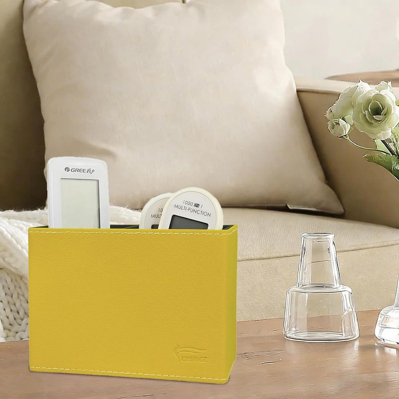 Fosinz Pen Pencil Holder Cup Container PU Leather Desk Organizer Stand Decor Brush Scissor Decoration Office Home School - Image 5