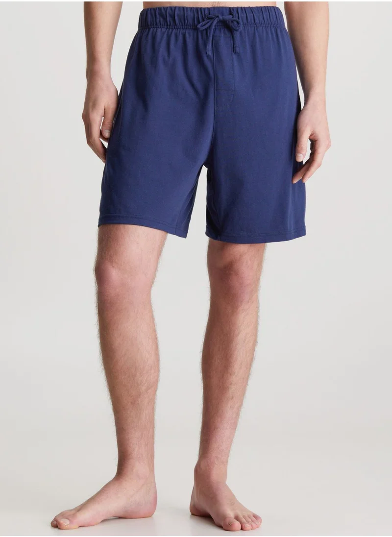 CALVIN KLEIN Logo Drawstring Sleep Shorts