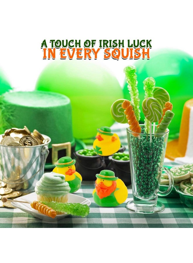 Fun Express One Dozen (12) Irish St. Patrick's Day Rubber Ducks - Image 4