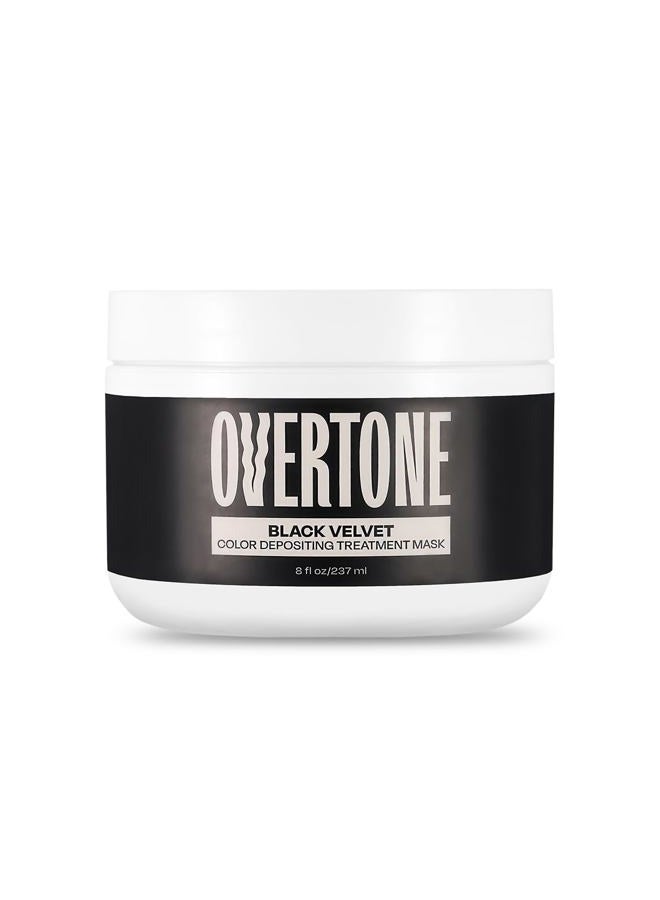 Overtone Color Depositing Semi-Permanent Hair Dye Conditioner - 8 oz For Natural & Color-Treated Hair, Moisturizing Shea Butter & Coconut Oil - Vegan & Cruelty-Free, Vibrant Silver is Stormy Sterling - Image 2