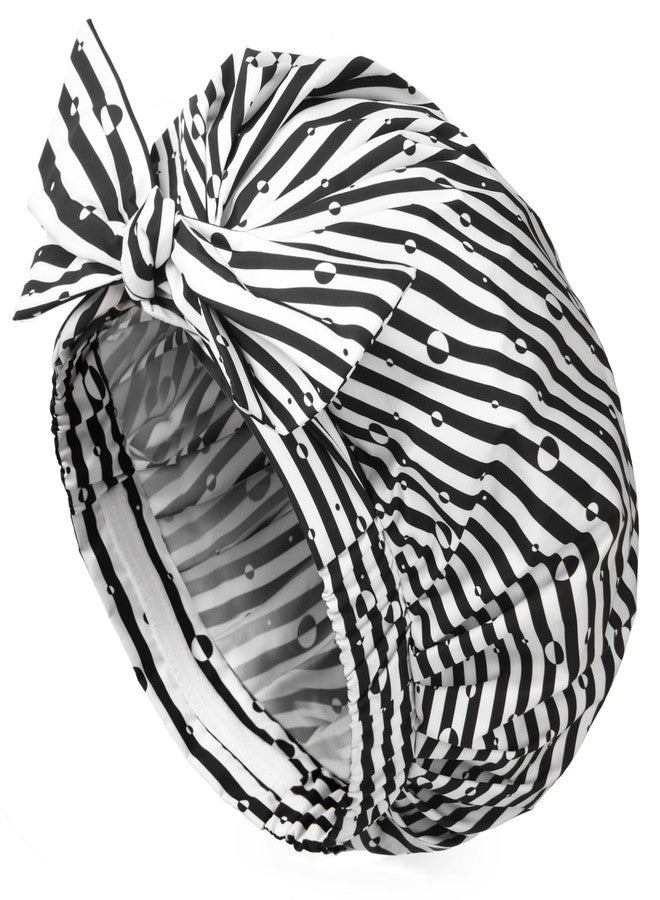 Yanibest Shower Cap for Women Reusable Waterproof, Adjustable Non-Slip Shower Hair Cap, Washable Bath Hat for Long Hair - Image 1