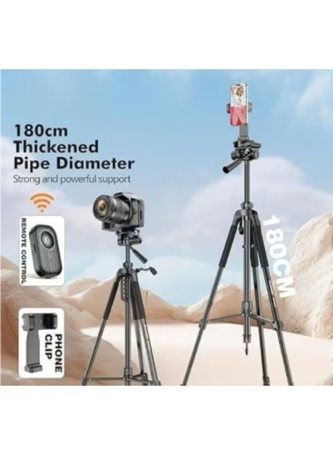Multifunctional 360° Rotating Tripod – Stable & Adjustable Stand for Cameras and Smartphones - Image 1