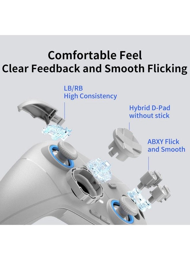 FlyDigi - Direwolf Wired Gaming Controller Hall Lineness Trigger Hybrid 8 Directions Dpad Motion Sensing Function Multiplatform Controller For Windows Pc Nintendo Switch Steam Xcloud Ect - Image 1