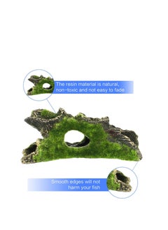Excefore Aquarium Tree Decoration, 2Pcs Natural Habitat Ornament, Resin Aquarium Tree Decoration, Fish Tank with Hole for Fish Hiding(15 * 5 * 7cm)  - Image 4