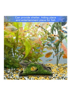 Excefore Aquarium Tree Decoration, 2Pcs Natural Habitat Ornament, Resin Aquarium Tree Decoration, Fish Tank with Hole for Fish Hiding(15 * 5 * 7cm)  - Image 3