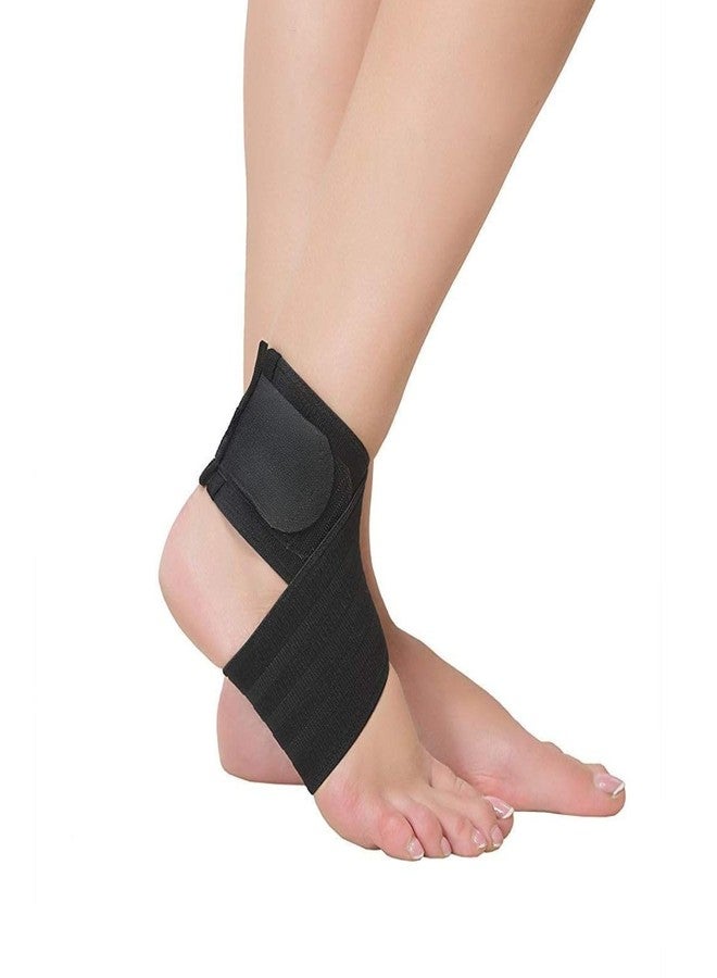 جيرن دعامة الكاحل من جيرن، تصميم مفتوح من الخلف، رباط على شكل الرقم 8، تناسب القدم اليمنى واليسرى للإصابات، واقي للكاحل لتخفيف الألم وتسريع التعافي، المقاس: صغير - Image 1