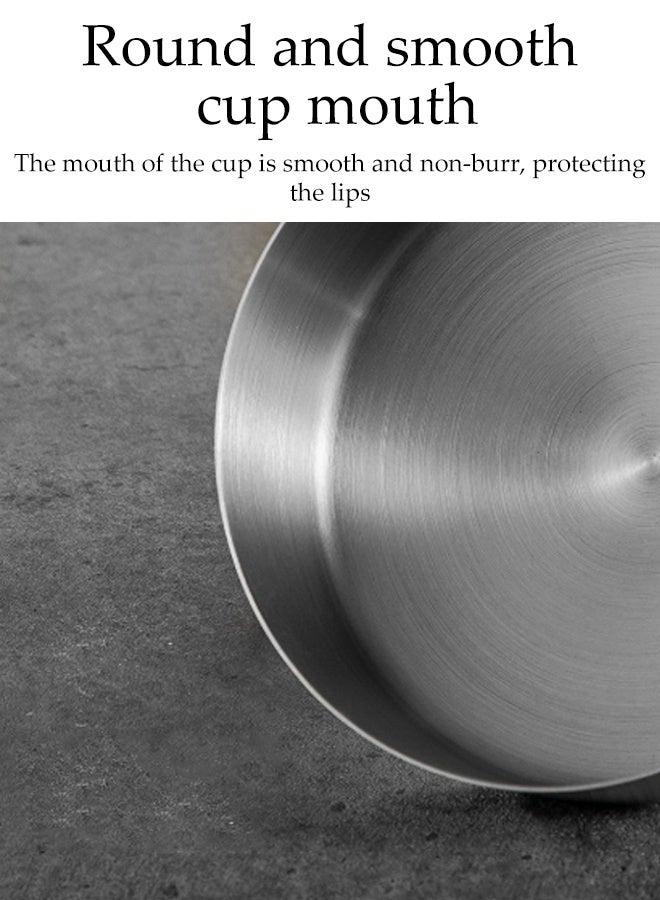 DUNISO Stainless Steel Dessert Cup High Footed Design Dessert Bowl Elegant Mousse Bowl for Ice Pudding and Salads Decorative Fruit Dish Holder Dessert Display Stand Fruit Tray Table Decoration - Image 3