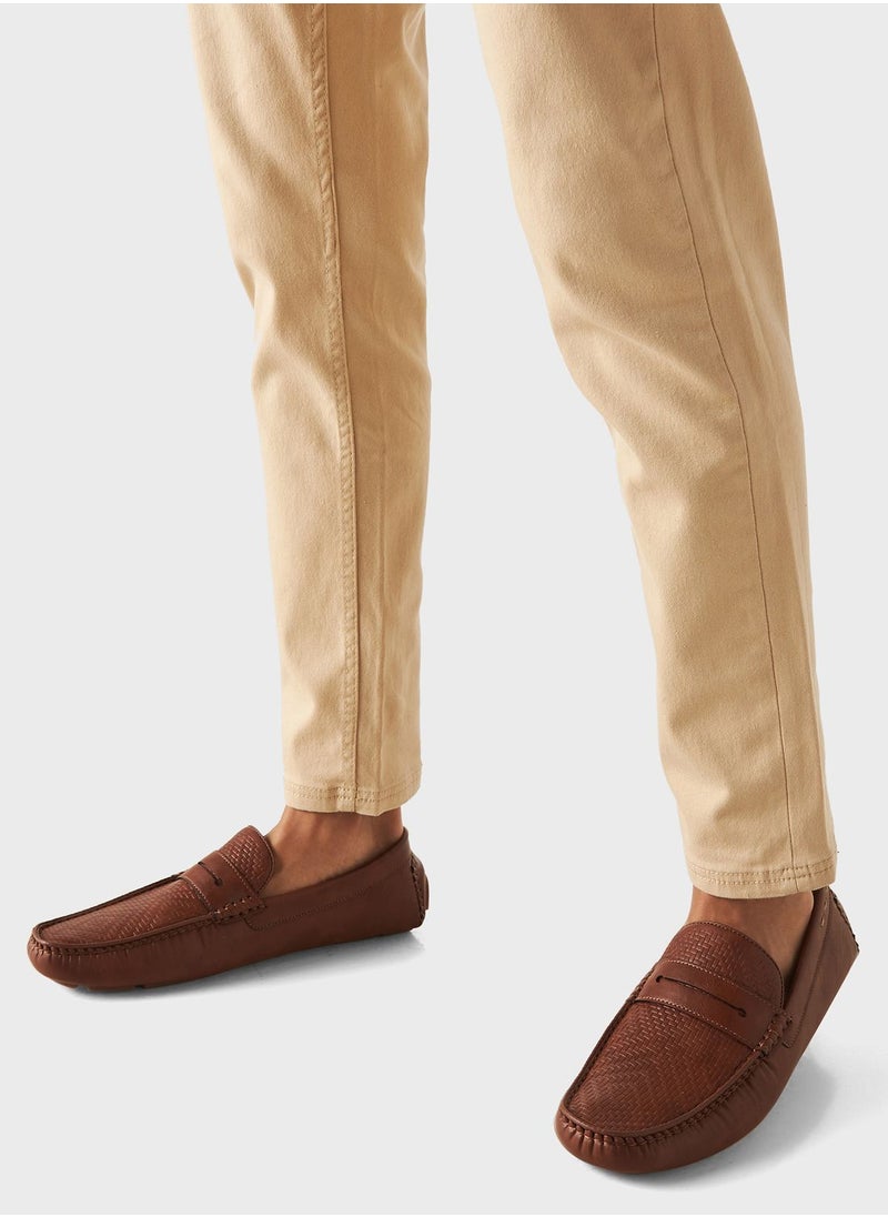 DUCHINI - Casual Slip Ons Loafers - Image 1