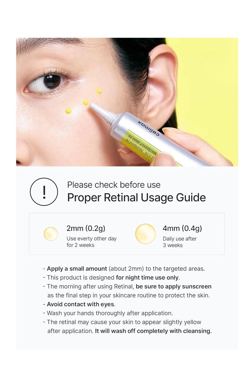 سيليماكس Vita A Retinal Shot Tightening Booster مع شبكية الدهون، Matryxyl، المسام الحد الأدنى، التجاعيد والخطوط الدقيقة، بشرة أقوى، 15 مل - Image 5