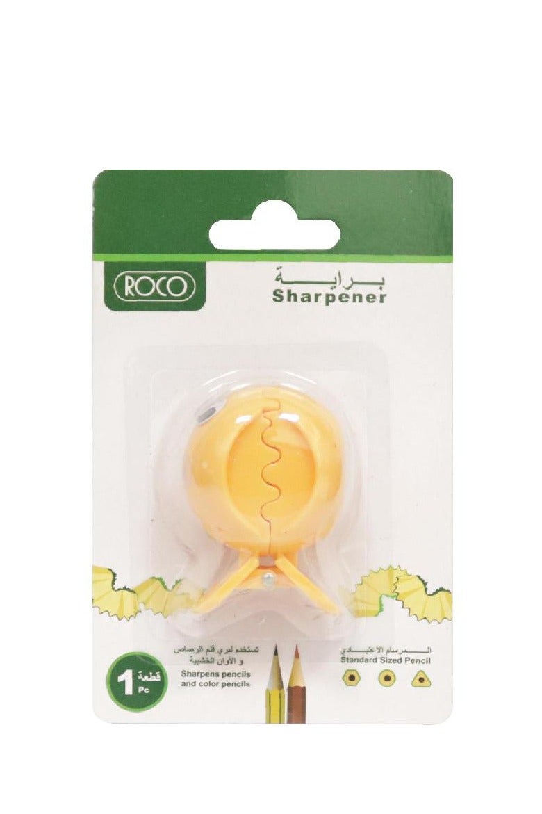 روكو مبراة جيب ذات فتحة واحدة بألوان متنوعة