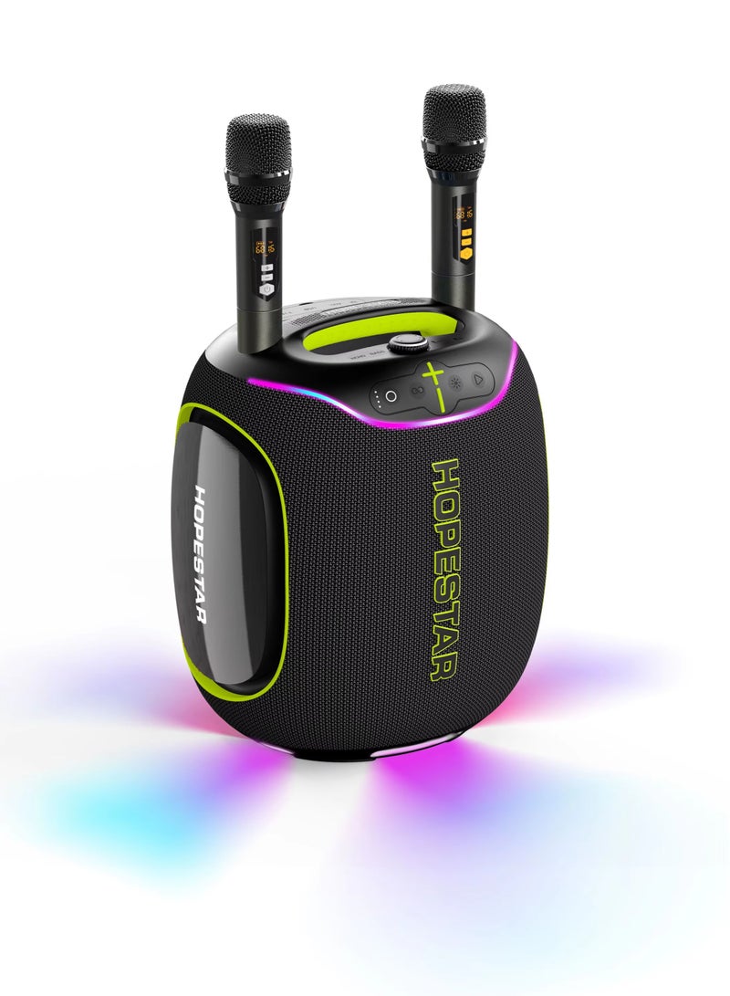 Hopestar Party Box 600 – 300W Max Loudest Portable Bluetooth Speaker with 2 Wireless Mics, IPX5 Waterproof, Deep Bass, Subwoofer, DSP, RGB Lights, TWS, Karaoke & 30,000mAh Battery – Ultimate Party Boombox - Image 1