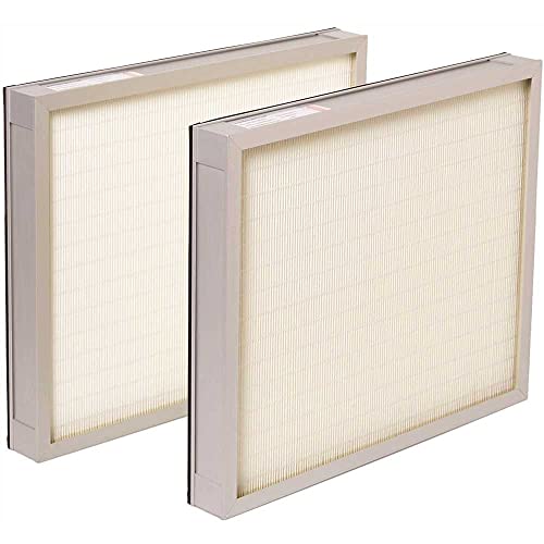 B-Air BlueDri Air Scrubber Stage 2 HEPA Air Filter 2 Pack for Air Purifiers Negative Air Machine Water Damage Restoration Equipment Construction Debris 