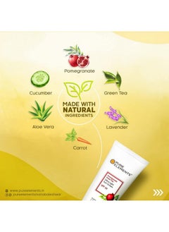Pure Elements Ultralight Sunscreen Spf 50 With Pomegranate & Green Tea | Pa++++ | Lightweight Formula | For All Skin Types | No White Cast, Acne Safe For Men & Women 80 Gm  - Image 2