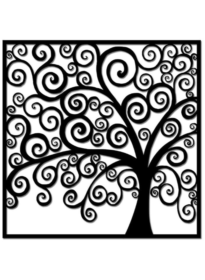 MIRFA Wooden Tree Of Life Adhesive Wall Art - Image 1