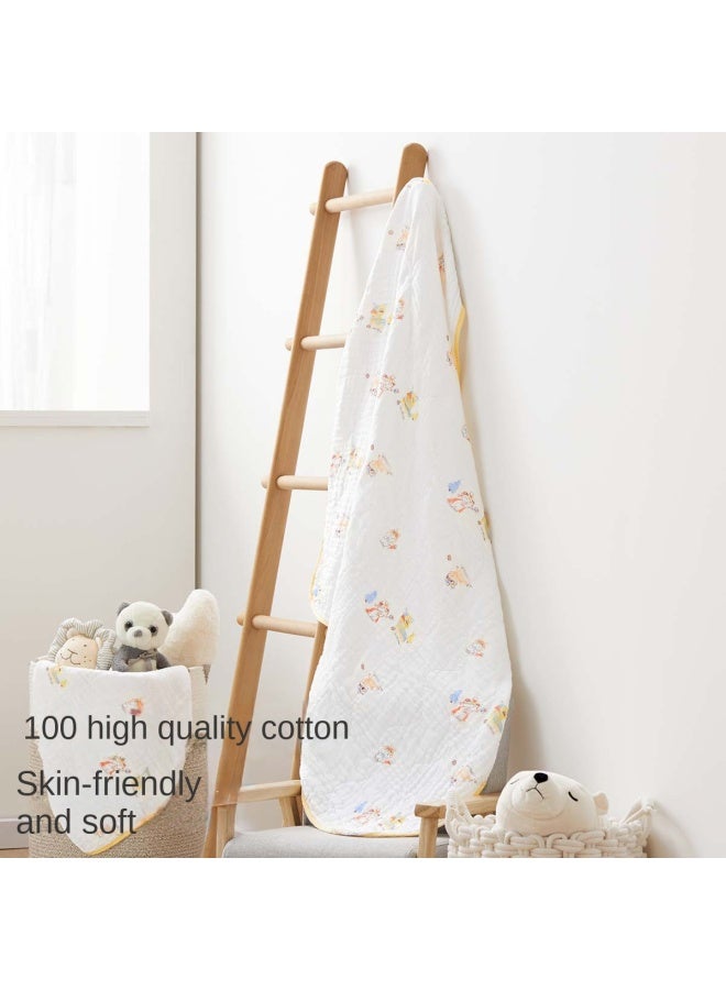purcotton Recommended By Guo Jingjing】100% 8-layer Thickened Warm Gauze Towel, Soft Bath Swaddle For Children - Image 3