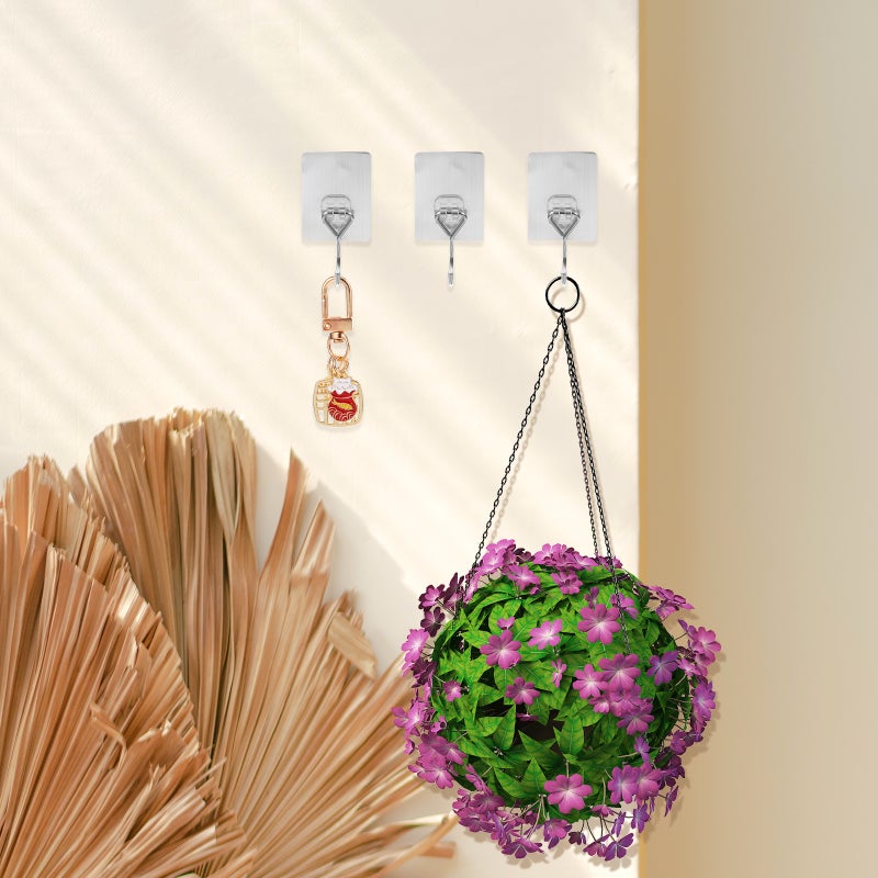 Sturdy Wall Hooks with Strong Adhesive, Perfect for Hanging Clothes and Towels in Any Room - Image 5