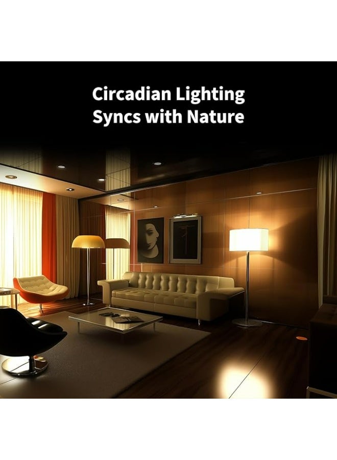 أكارا مصباح Aqara Thread/Zigbee الذكي بتقنية LED، قاعدة T2 E26، إضاءة بيضاء قابلة للتعديل (2000-9000 كلفن)، مصباح RGB متغير الألوان مع 16 مليون لون، يعادل 75 واط، مقاوم للحرارة، متوافق مع HomeKit وGoogle وغيرها - Image 4