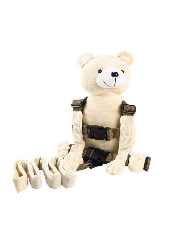 Berhapy 2 In 1 Monkey Toddler Safety Harness Backpack Children Walking Leash Strap (Super Soft Bear) - Image 2