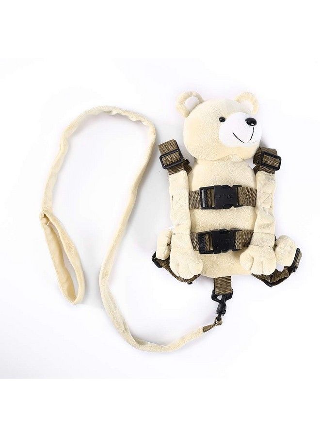 Berhapy 2 In 1 Monkey Toddler Safety Harness Backpack Children Walking Leash Strap (Super Soft Bear) - Image 3