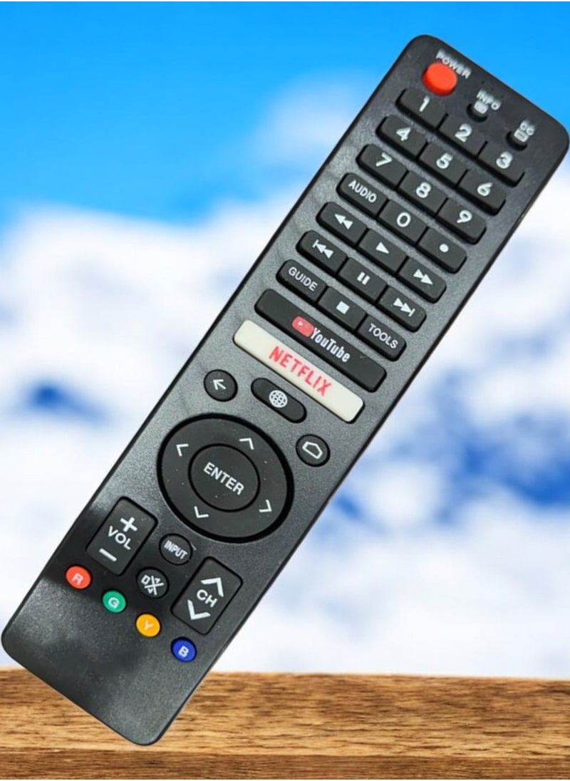 erorex - Universal Smart TV Remote with YouTube Shortcut Buttons for Seamless Navigation - Image 1