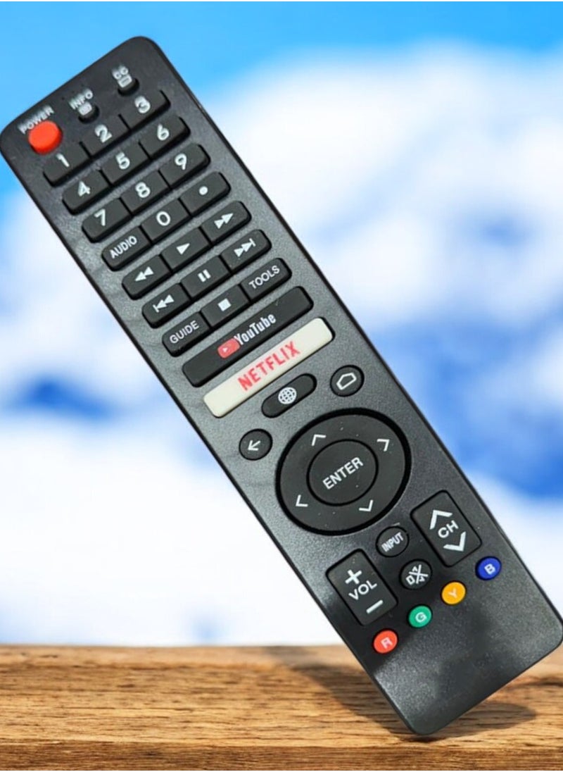 erorex - Universal Smart TV Remote with YouTube Shortcut Buttons for Seamless Navigation - Image 1
