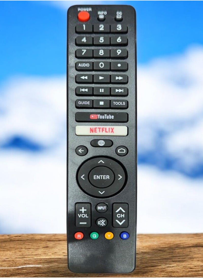 erorex - Universal Smart TV Remote with YouTube Shortcut Buttons for Seamless Navigation - Image 1