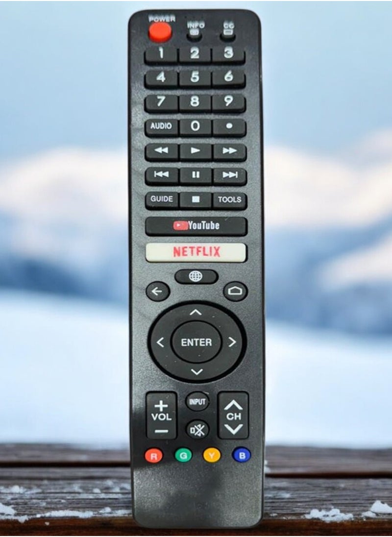 erorex - Universal Smart TV Remote with YouTube Shortcut Buttons for Seamless Navigation - Image 1