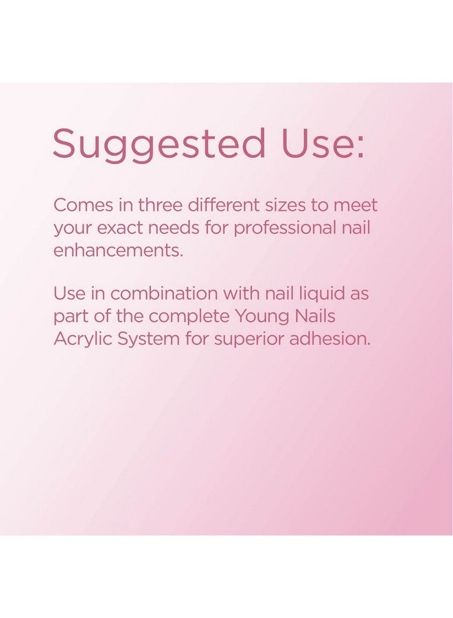 Young Nails Acrylic Cover Powder - Self-Leveling Acrylic Nail Powder, Clear Nude Pink White Acrylic Powder For Nail Extenstion, Professional Grade, Superior Adhesion, Color - Bare, 45G - Image 4