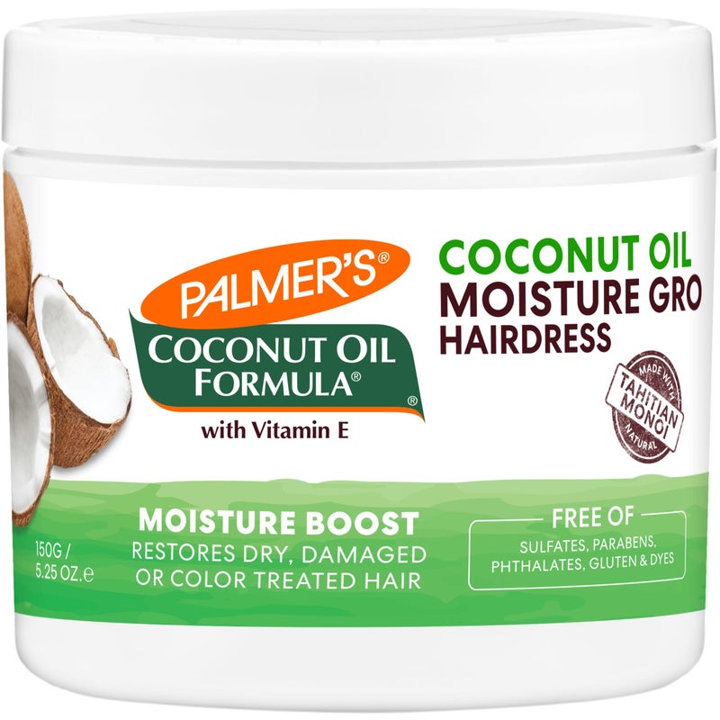 Palmers Coconut Oil Moisture Gro Hairdress Restores Dry Damaged or Color Treated Hair 525 Ounce 2 Pack