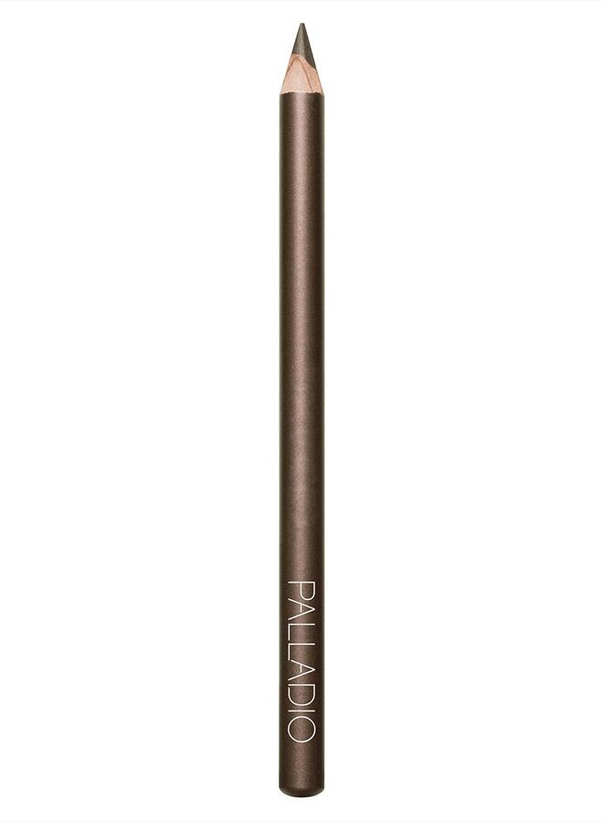 PALLADIO Wooden Eyeliner Pencil, Thin Pencil Shape, Easy Application, Firm yet Smooth Formula, Perfectly Outlined Eyes, Contour and Line, Long Lasting, Rich Pigment, Taupe - Image 1