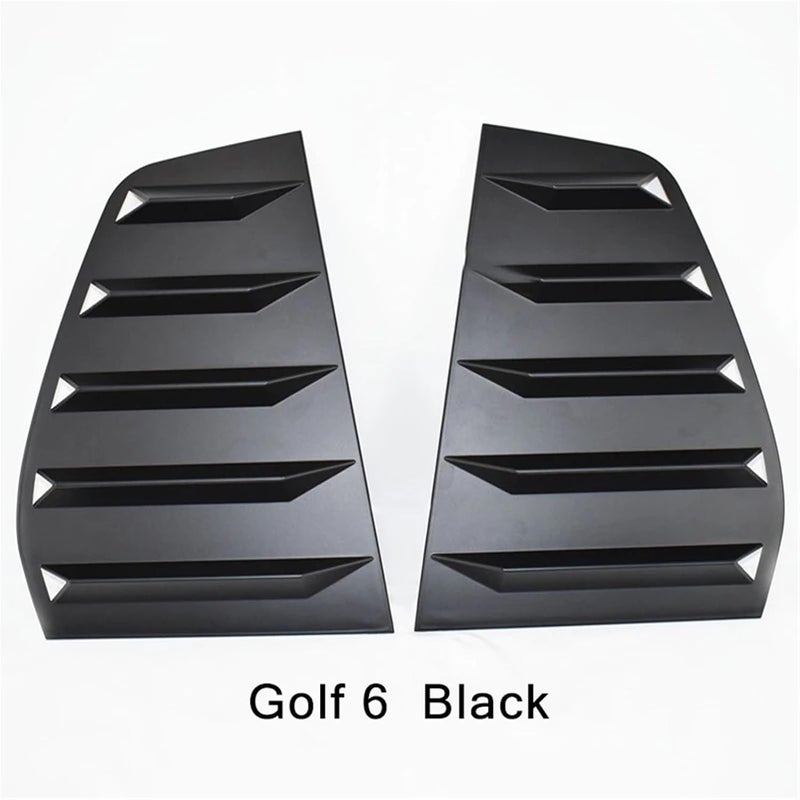 2PCS Compatible with VW Golf MK6 MK7 MK7.5 GTI R 2003-2020 Car Rear Shutter Cover Trim Window Louver Side Vent Trim(Golf 7 Glossy) - Image 5